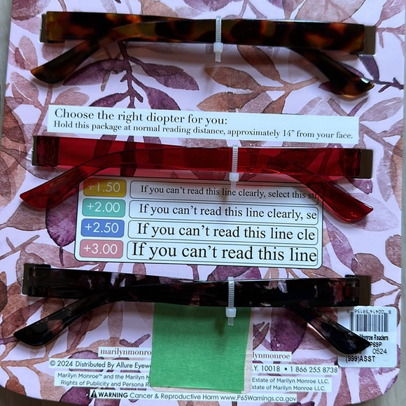 Marilyn Monroe reading glasses +3.00 - Picture 4 of 4